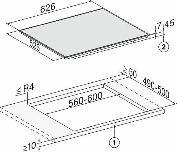 Miele Induktionskochfeld KM 7005 FR