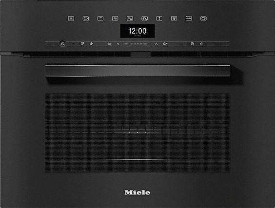 Miele Backofen mit Mikrowelle H 7440 BM Obsidianschwarz