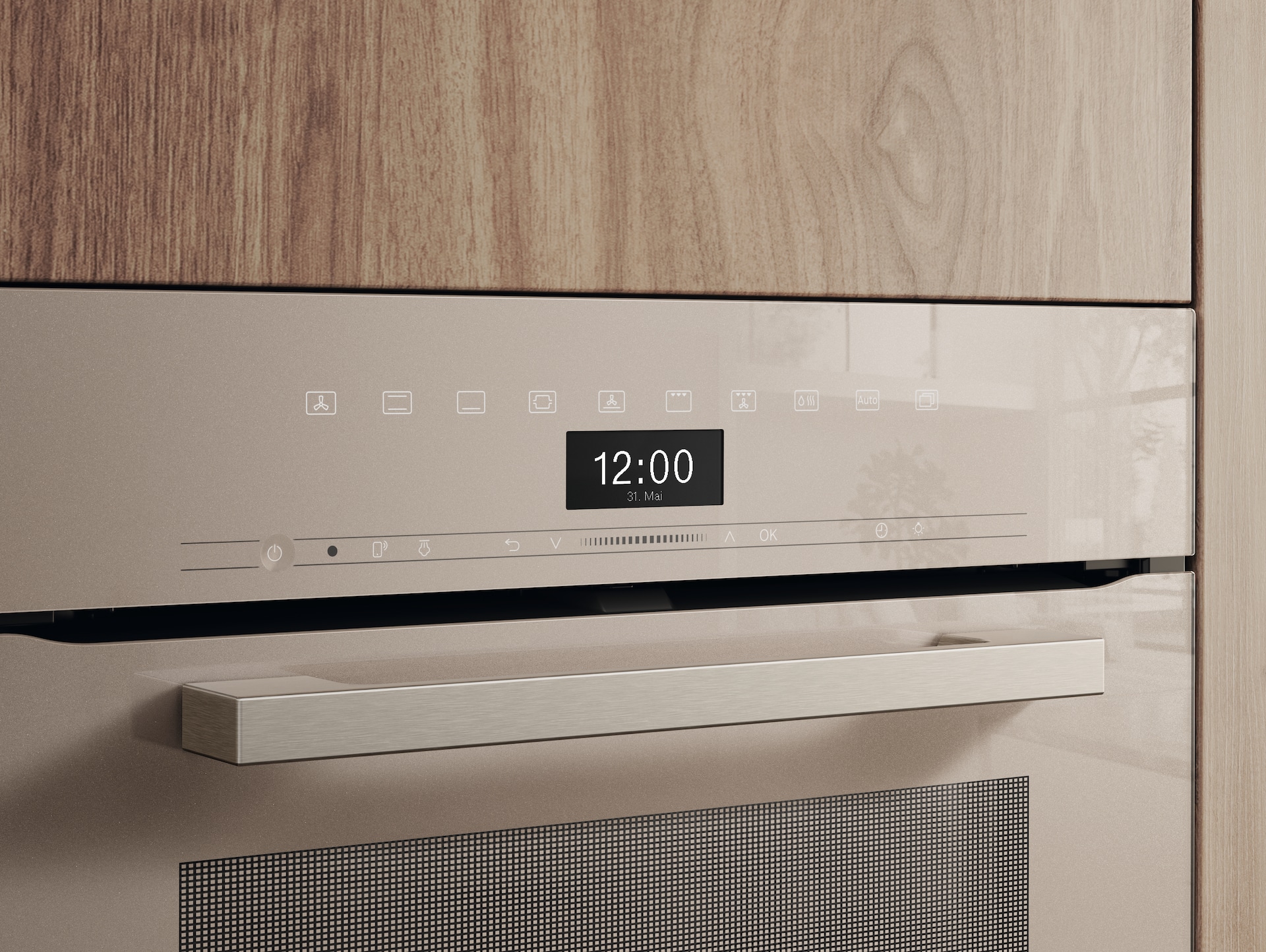 Miele Einbau Backofen H 7460 B Pearlbeige